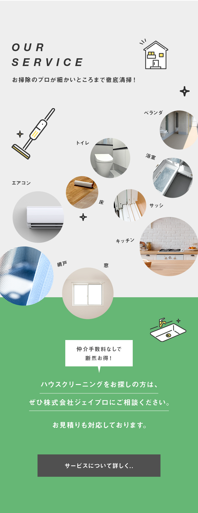 サービスについて